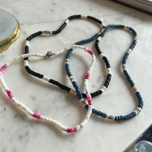 Set of 3 beach necklaces